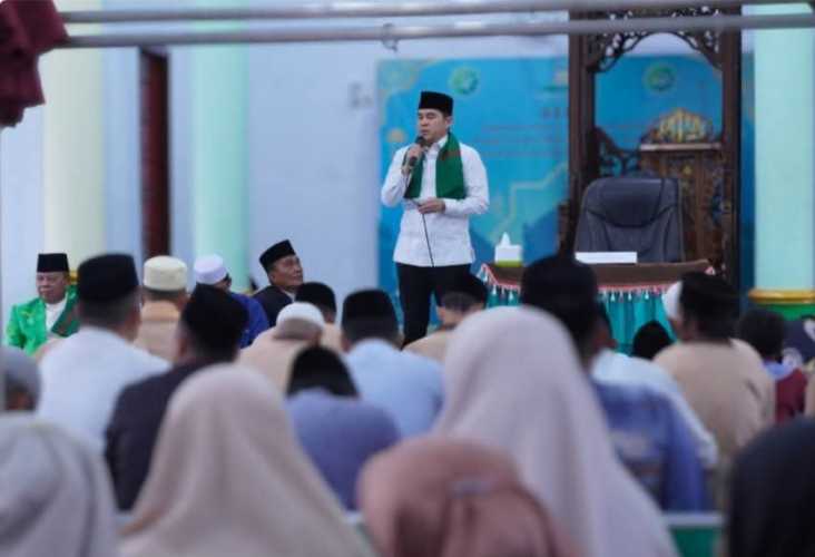 PJ Sekda Kampar Paparkan Visi dan Misi Bupati Dalam Safari Ramadhan