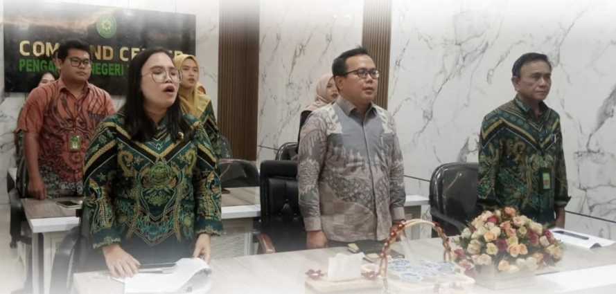 Wakil Kepala PN Tembilahan Hadiri Penandatanganan PKS Persidangan Elektronik, Era Baru Peradilan Dimulai