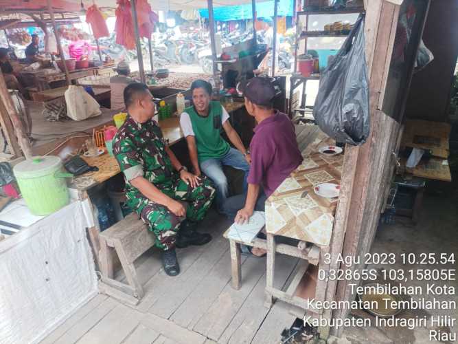 Serda Miskal Patroli Pasar Ciptakan Suasana Aman