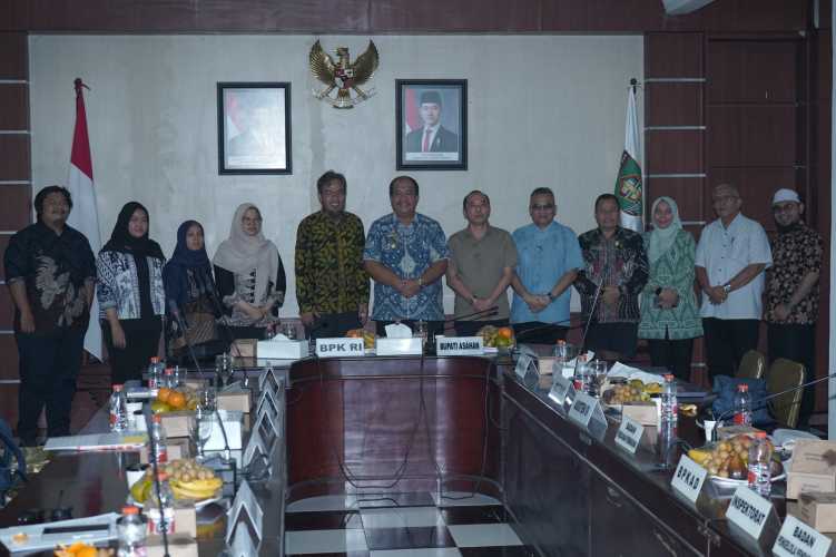 BPK Sumut dan Bupati Asahan Laksanakan Exit Meeting Pemeriksaan Terinci Laporan Keuangan