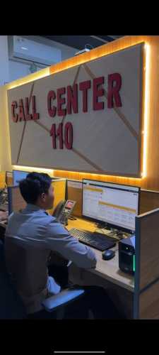 Operator 110 Polresta Cilacap Tetap Siaga Layani Masyarakat di Tengah Suasana Lebaran