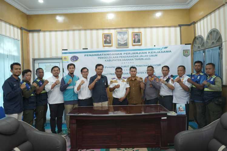 Tingkatkan Kualitas Pelayanan, Dishub Asahan dan PT. PLN  Lakukan Kerjasama Pengelolaan PJU