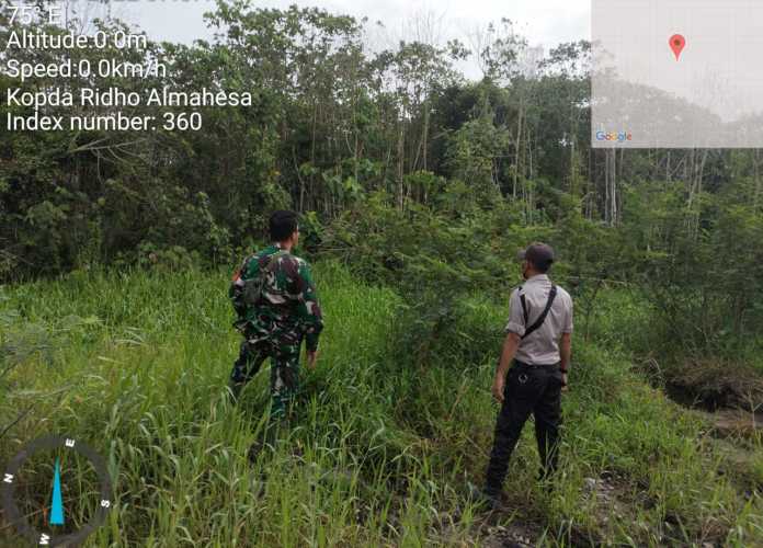 Kopda Ridho Bersama Satgas Monitoring Lahan Konsesi