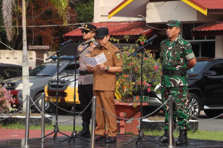 Tiga Pilar Apel Kesiapan Pengundian Nomor Urut Calon Bupati