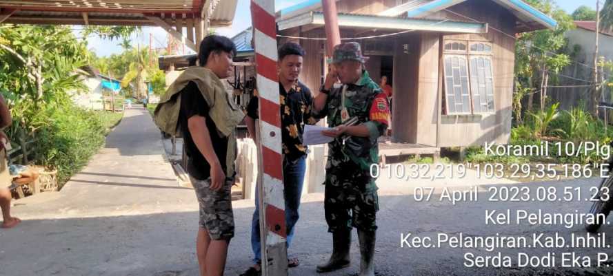 Babinsa Antisipasi Dini kejahatan Modus Penggandaan Uang