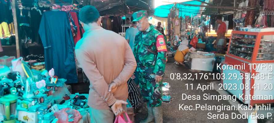 Serda Dodi Eka Putra Himbau Pedagang Tidak Menaikkan Harga Sembako