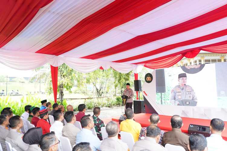 Polda Riau Menggelar Bakti Sosial Presisi