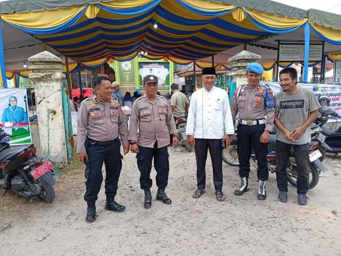 Polsek Labuhan Ruku Berikan Pengamanan dalam Pelaksanaan  Musabaqah Tilawatil Qur'an (MTQ) Ke-XVIII Tingkat Kabupaten Batu Bara Tahun