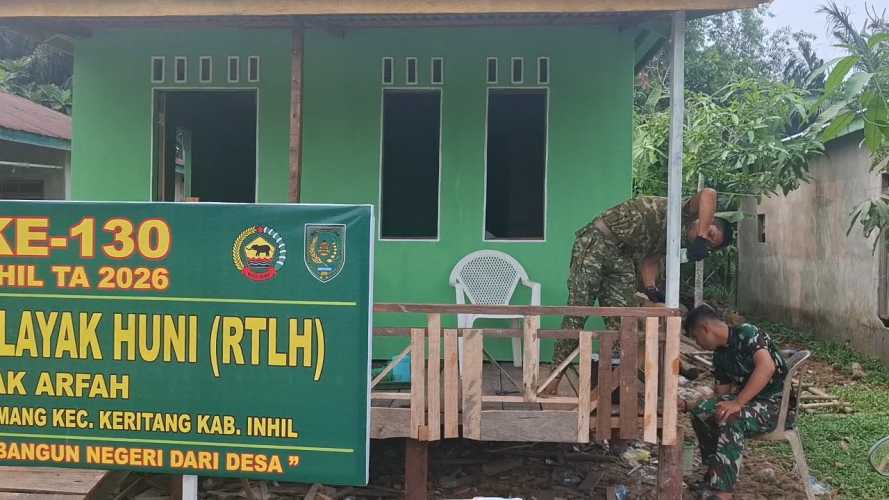 Pengerjaan RTLH Berlanjut, Satgas TMMD Percepat Pembangunan Rumah Warga