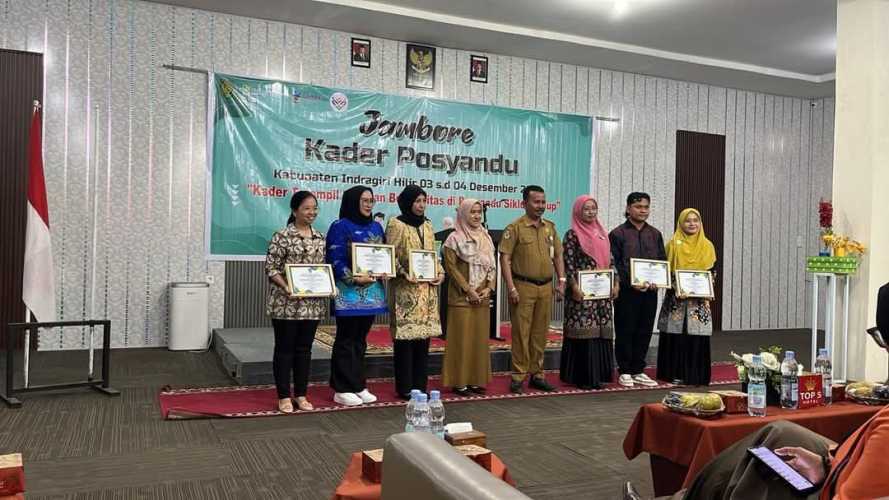 Dinkes Inhil Menggelar Jambore Kader Posyandu,