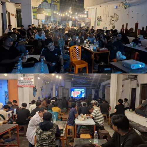 Suasana Penuh Keakraban, Nobar Final Piala Dunia 2026 di Kedai Kopi LABU AE Disambut Meriah oleh Ratusan Pecinta Sepak Bola