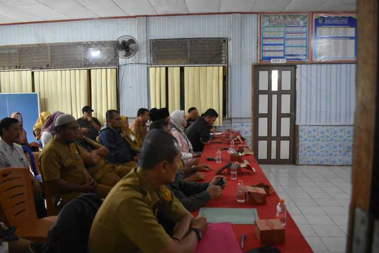 Kepala Desa Pulau Palas Hadiri Koordinasi Data Pemilih Berkelanjutan di Kecamatan Tembilahan Hulu
