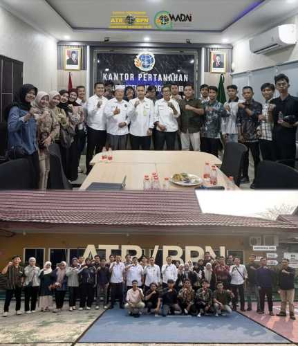 Sinergi Akademisi dan Agraria, Kantah Inhil Evaluasi Dampak Nyata KKN Tematik UNISI bagi Masyarakat