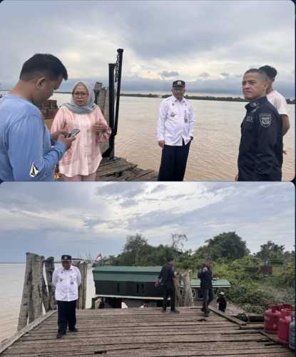 KSOP Kelas IV Tembilahan Tinjau Terminal PT. Rizky Maharani Inhil
