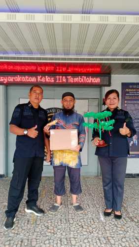 Berkarya dengan Bangga, Berdaya untuk Sesama: Produk WBP Lapas Tembilahan Tembus Pameran MTQ