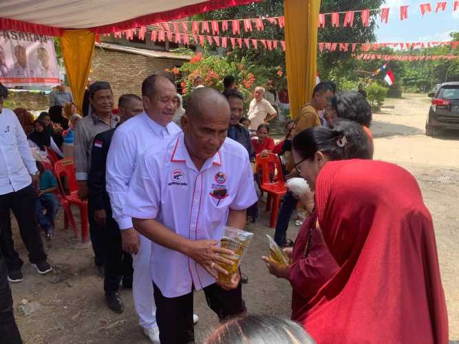 Santuni anak yatim dan berbagi dengan kaum duafa di momen HUT ke-80 RI