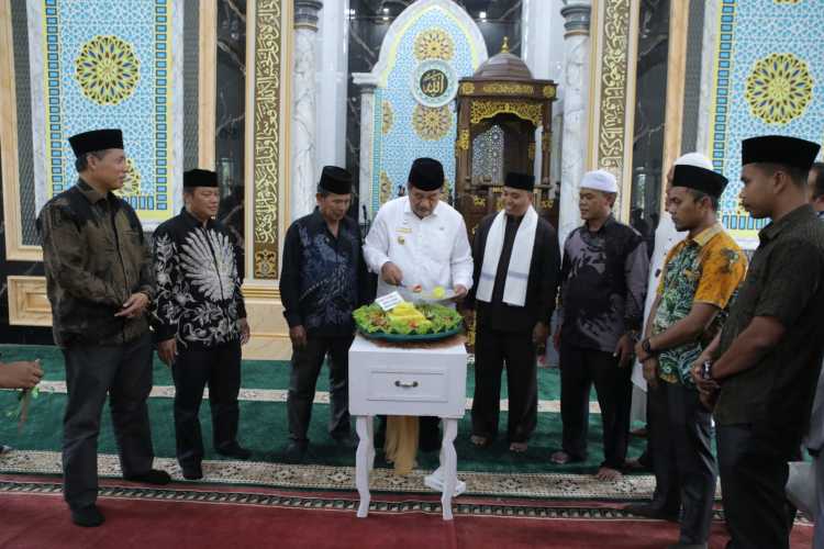 Bupati Asahan Resmikan Musholla Al-Ikhlas Menjadi Masjid Al-Ikhlas di Desa Air Joman Baru
