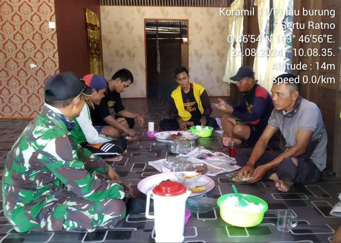 Babinsa Pulau Burung Inginkan Masyarakat Cepat Tanggap Terhadap Karhutlah