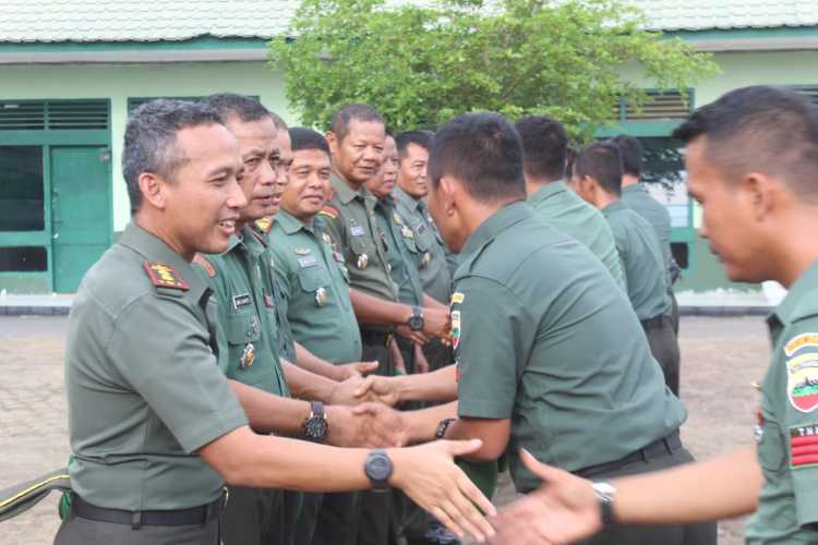 Dandim 0314/Inhil pimpin Apel luar biasa dan Menggelar Halal bi Halal