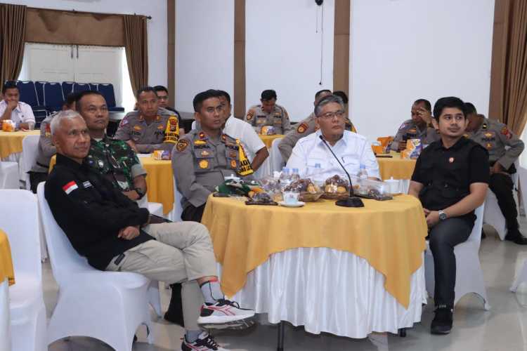 Melalui Zoom Meeting,Wakapolres Inhil Komit Dalam Memastikan Pemilu 2024 Berjalan Lancar