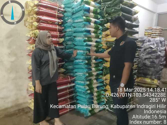 Cegah Lonjakan Harga, Polsek Pulau Burung Intensifkan Pemantauan Sembako