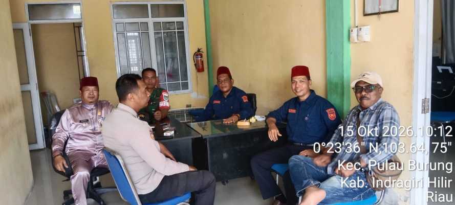 Babinsa Koramil 11/PBR Laksanakan Wasbinter, Pererat Silaturahmi dan Jaga Kondusivitas Desa Pulau Burung