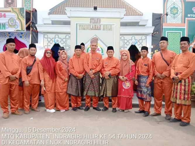 Kafilah Pulau Palas Siap Berkompetisi di MTQ Indragiri Hilir 2024