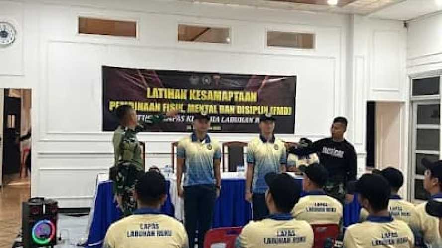 Lapas Labuhan Ruku Gelar Latihan Kesamaptaan, Tingkatkan Kesiapsiagaan Petugas Pemasyarakatan
