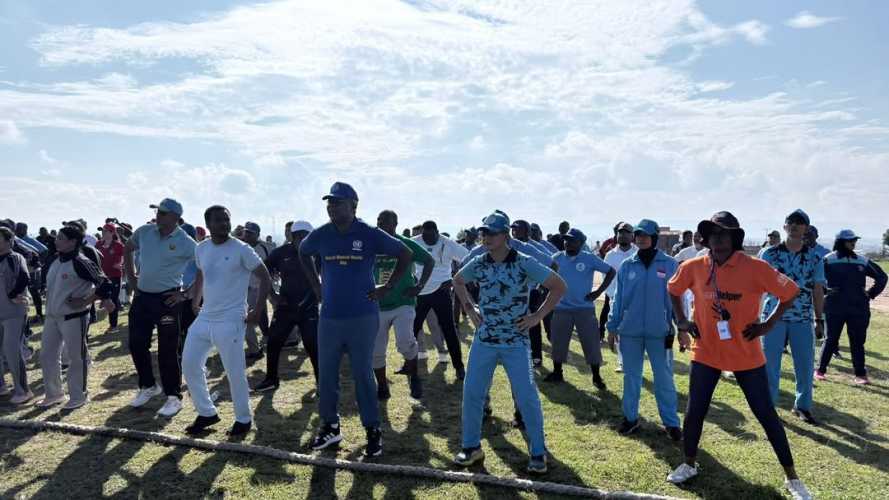 Dansatgas Indobatt RDB 39-F Monusco Ajak Personel Peduli Kesehatan Mental Dalam Peringatan World Mental Health Day 2025