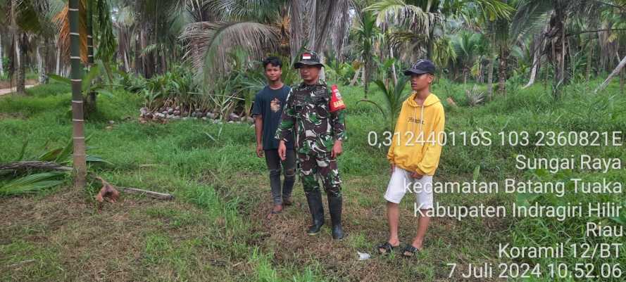 Serka Hepi Martison Jalankan Tugas Patroli Karhutlah Secara Rutin