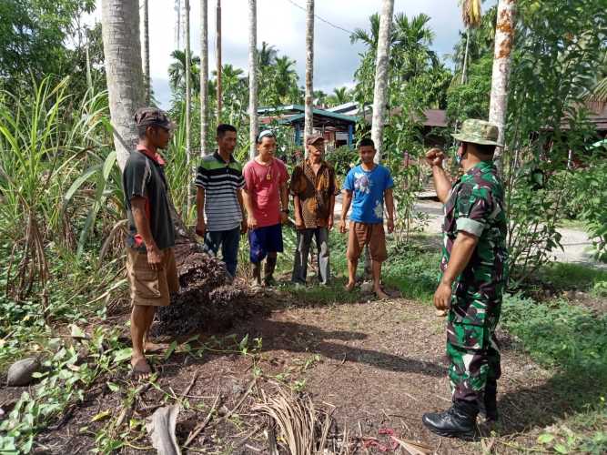 Serma Tota Memberikan Semangat di Bulan Puasa