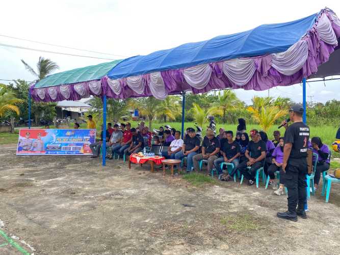 Peringati HUT Bhayangkara Ke-79,Polsek Kuindra Buka Turnamen Volly Ball