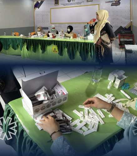 Dukung Deteksi Dini, Klinik Pratama Lapas Tembilahan Gandeng Puskesmas Laksanakan Pemeriksaan HIV bagi WBP