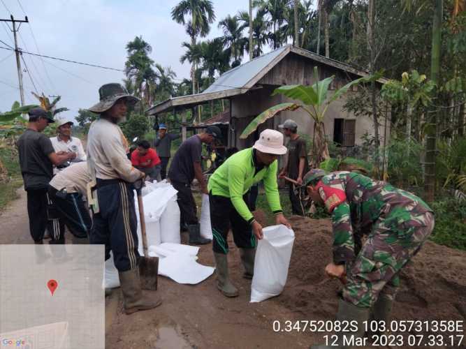 Babinsa Galakkan Minggu Kerja Bakti