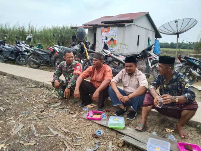 Babinsa Prospek Warganya Dalam Hidup Berbudaya dan Tolong Menolong