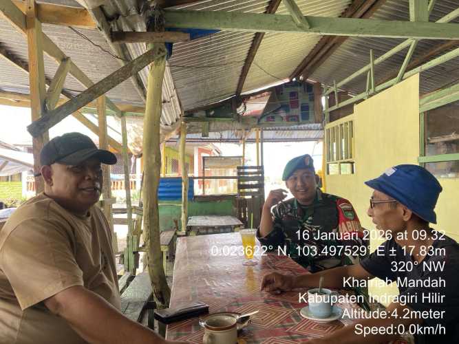 Babinsa Koramil 08/Mandah Mantapkan Komduk, Perkuat Ketahanan Sosial Ekologis dan Kemanunggalan TNI–Rakyat