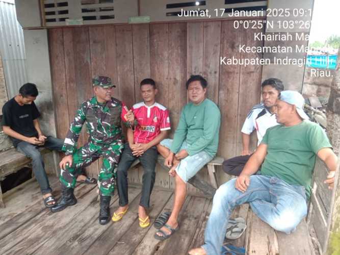 Sertu Mistar Atasi Kerawanan Sosial dengan Sambang Binter