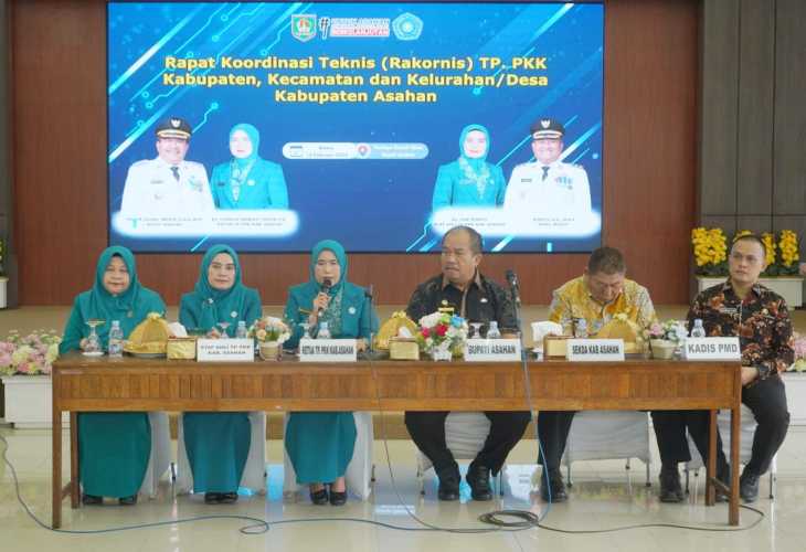 TP PKK Kabupaten Asahan Gelar Rakornis, Matangkan Persiapan Sembilan Lomba