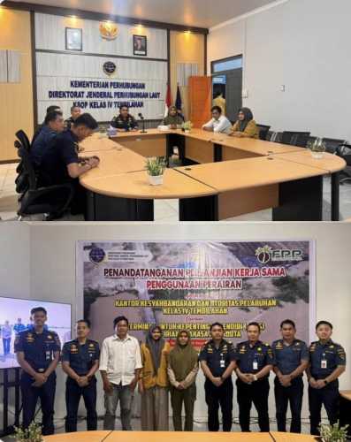 KSOP Tembilahan Perkuat Sinergi dengan Swasta, Tandatangani Perjanjian Penggunaan Perairan TUKS PT. Firian Prakasa Paraduta