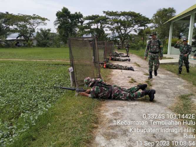 Babinsa 01/Tembilahan Latihan Profesional