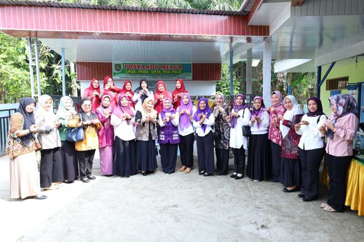 Posyandu Melur Desa Sipaku Area Terima Kunjungan Studi Tiru Persit Chandra Kirana