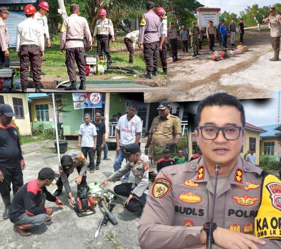 Dalam rangka kesiapsiagaan pencegahan Kebakaran Hutan dan Lahan (Karhutla) tahun 2024, Polsek jajaran Polres Inhil melaksanakan kegiatan preemtif dan preventif.