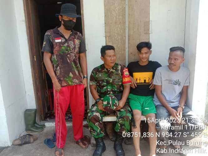 Babinsa Suka Jaya Jelang Akhir Ramadhan, Perbanyak Patroli Kamtibmas