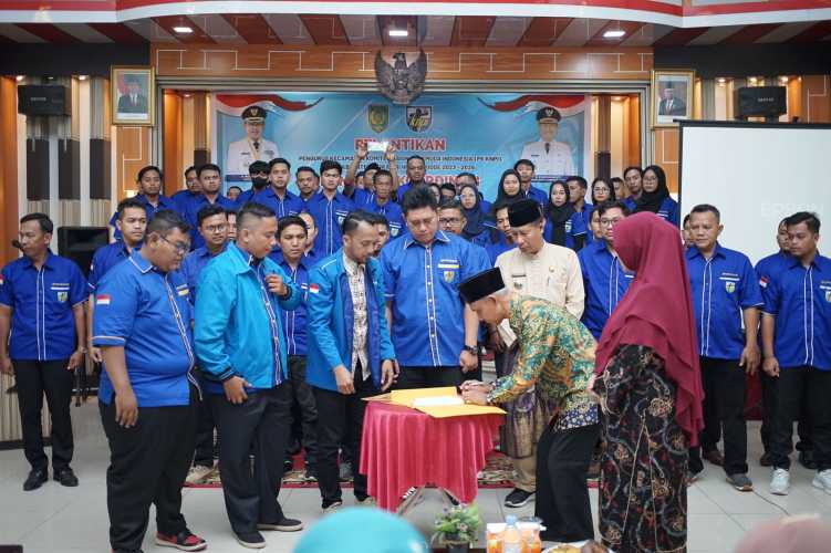 Sukseskan Pemilu 2024, KPU Inhil Jalin Kerjasama Bersama KNPI Inhil