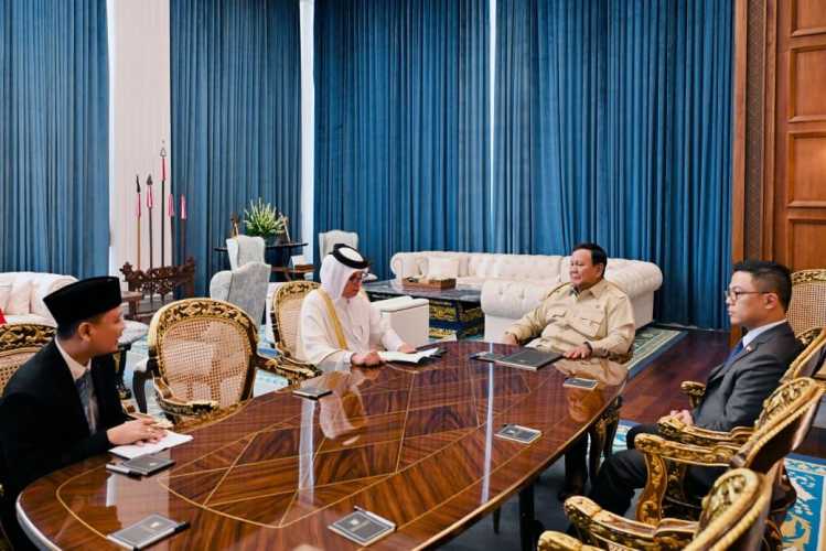 Presiden Prabowo Terima Menlu Qatar, Bahas Penguatan Investasi dan 50 Tahun Hubungan Diplomatik