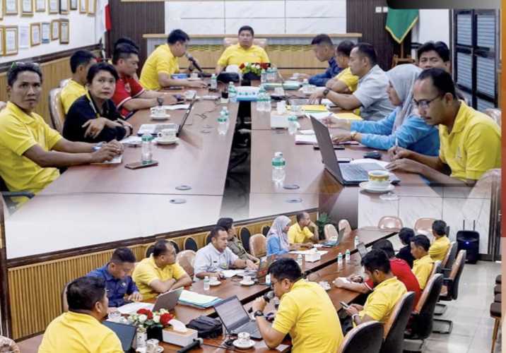 Optimalkan Pelayanan Pertanahan di Negeri Istana, Kantah Siak Gelar Rapat Evaluasi dan Monitoring PPDM