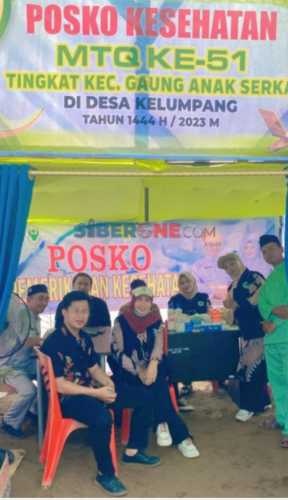 UPT Puskesmas Gas Buka Posko Pelayanan Skrining PTM di Lokasi MTQ