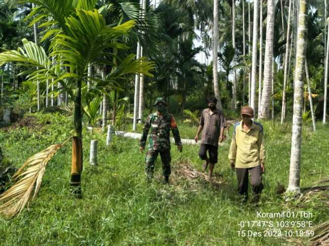 Sertu Jondri Laksanakan Jumat Patroli Karlahut