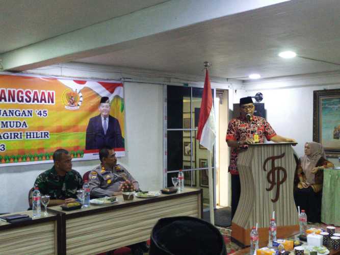 Sarasehan Kebangsaan Tentang Nilai Kejuangan 45 Bagi Generasi Muda di Kabupaten Indragiri Hilir