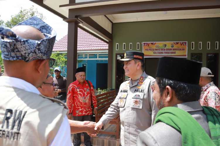 Pastikan Polisi RW beraksi, Kapolda Riau datangi Daerah Terluar